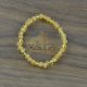 Amber raw honey beads bracelet Baroque